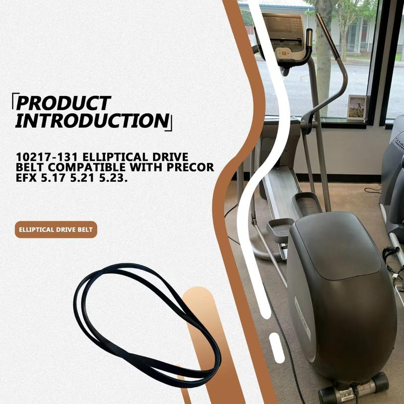 BKIFU 10217-131 Elliptical Drive Belt fits for Precor EFX 5.17 5.21 5.23,Compatible with Many Precor EFX Models - Image 2